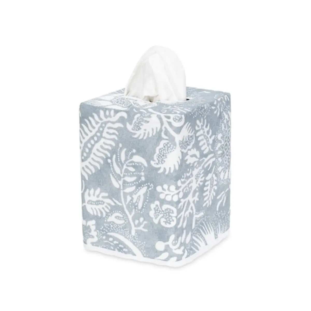 Granada Tissue Box Cover_ HAZY BLUE