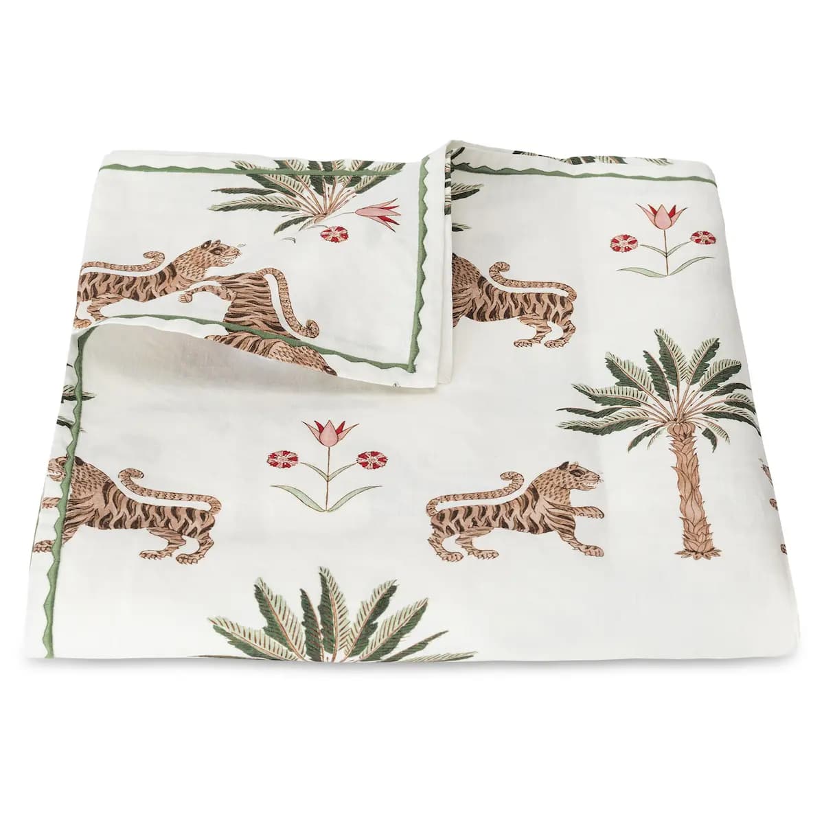 Tiger Palm Tablecloth_ TIGEREYE