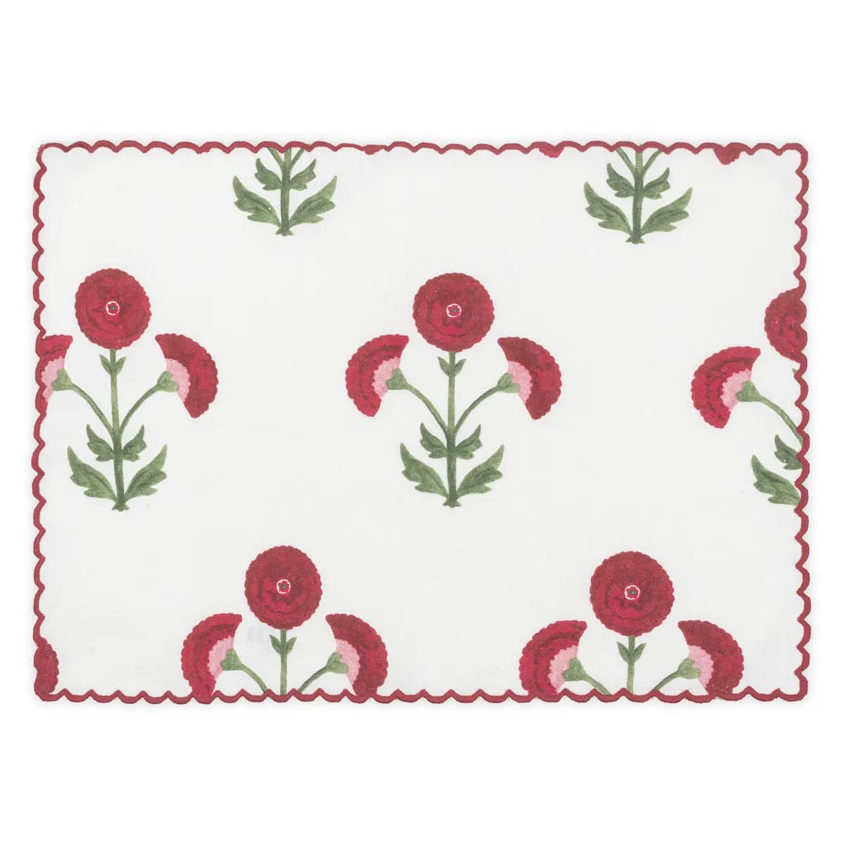 Gisele Placemat, Set of 4_ SCARLET