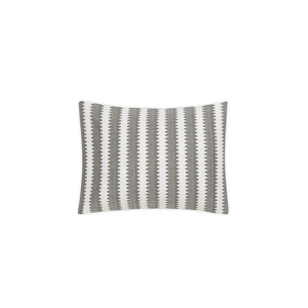 Apollo Stripe Matelassé Sham_ COMET