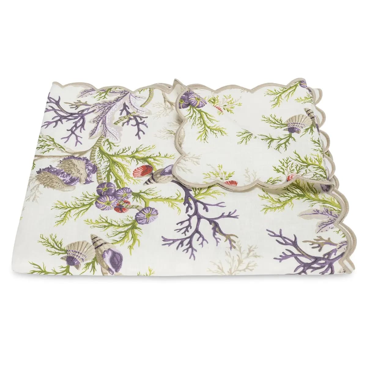 Del Tesoro Tablecloth_ SEA ORCHID