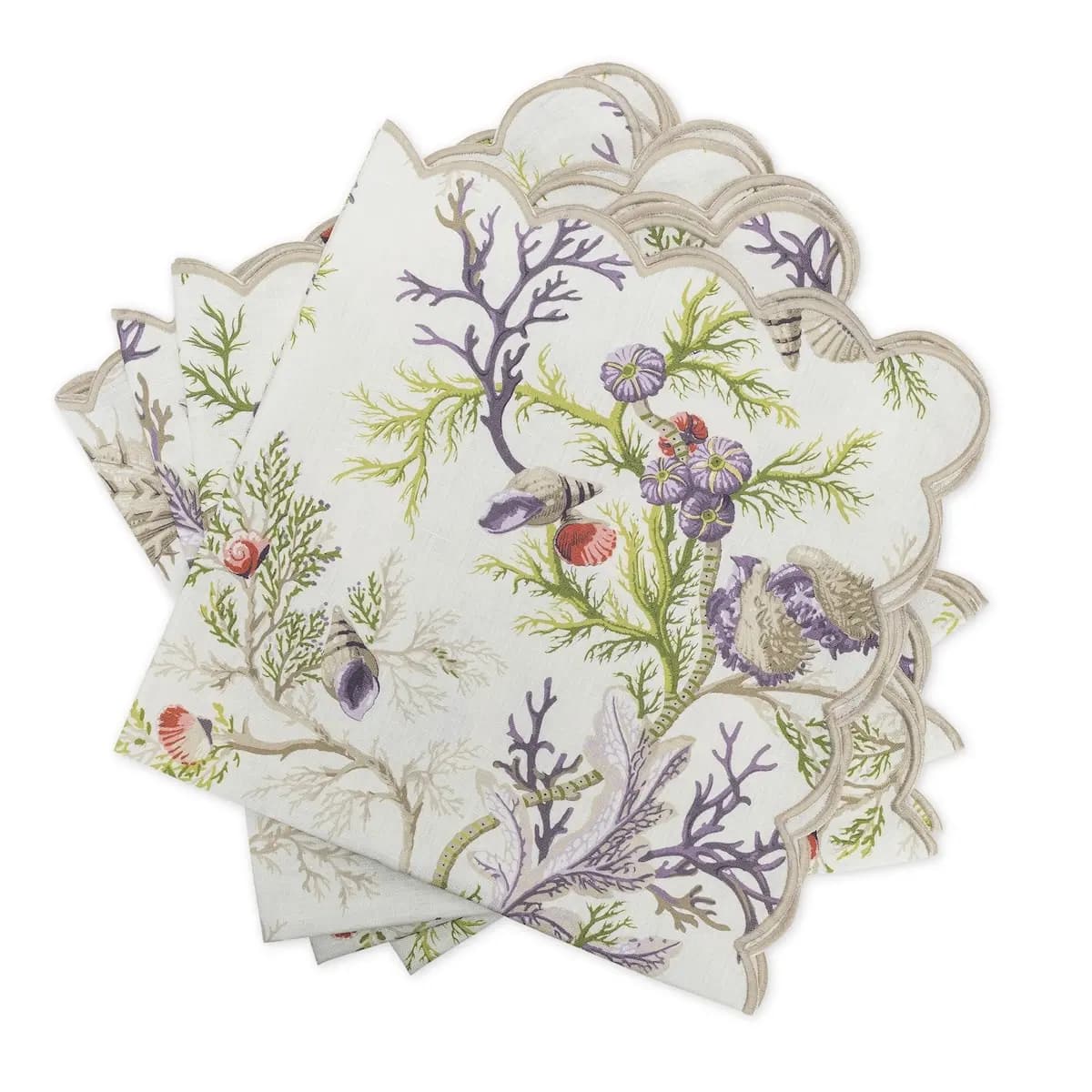 Del Tesoro Napkin, Set of 4_ SEA ORCHID