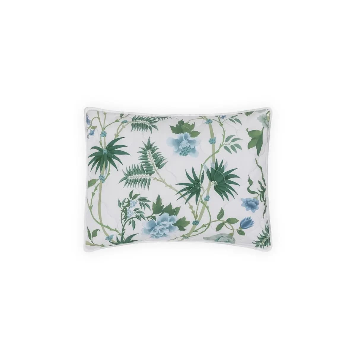 Palmyra Quilted Sham_ EMERALD