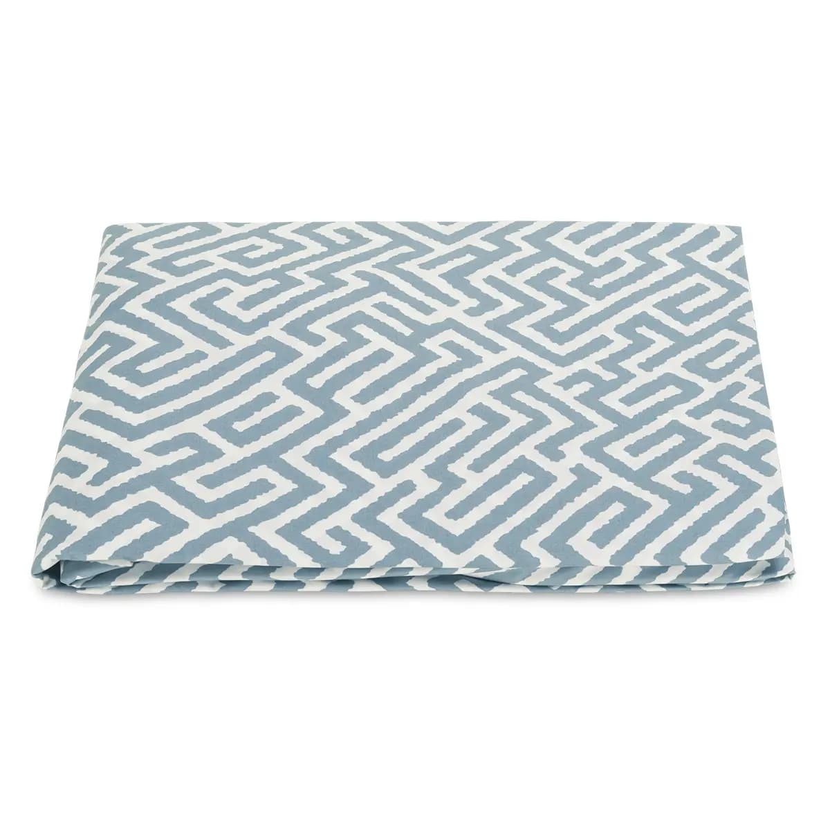 Gabriel Fitted Sheet_ STONY BLUE