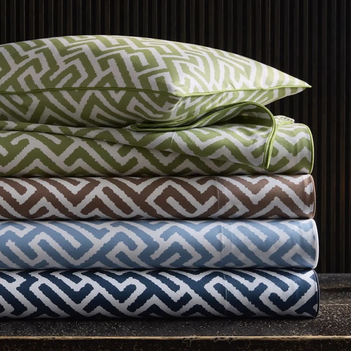 Gabriel Flat Sheet_ STONY BLUE