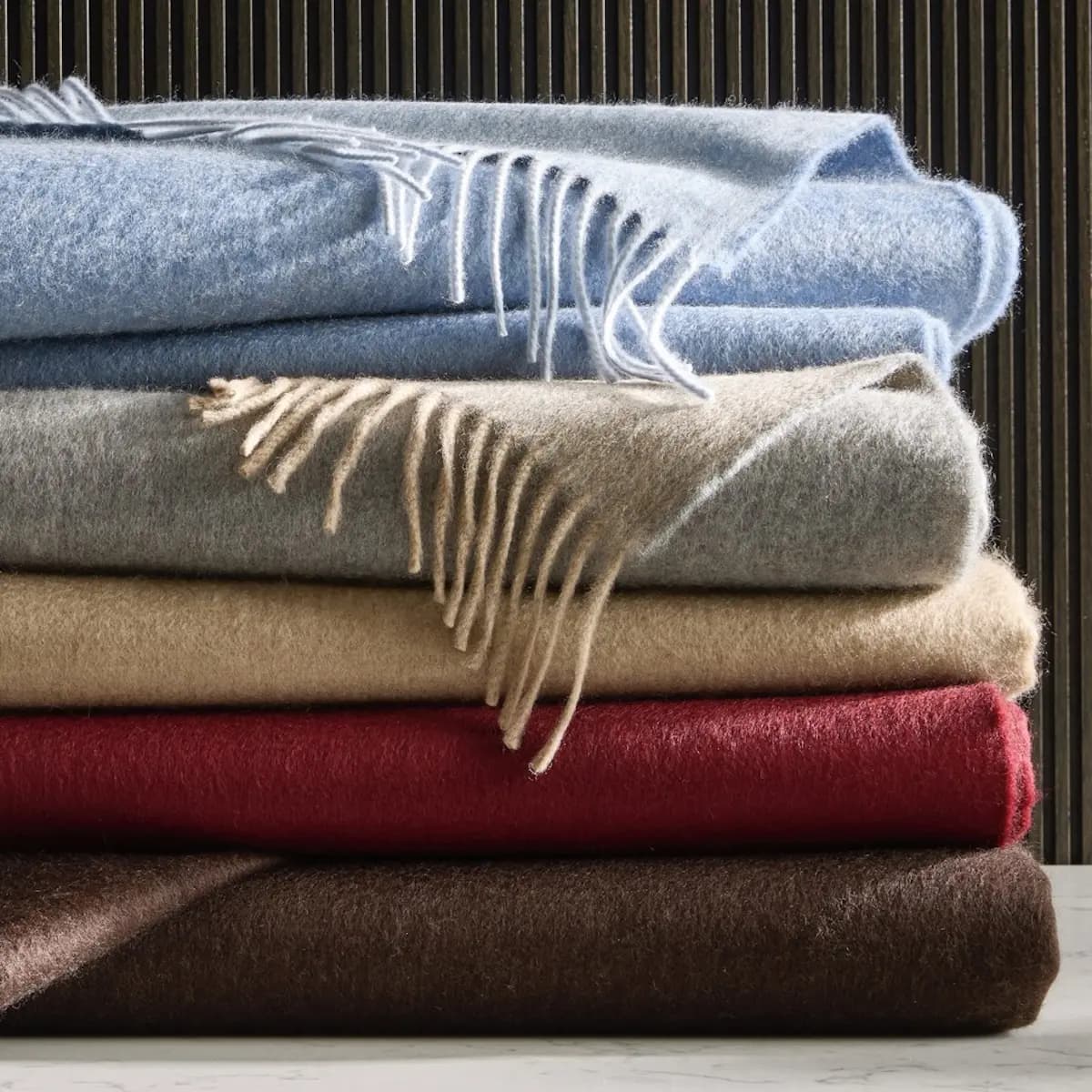Paley Throw_ FLANNEL GREY/NATURAL