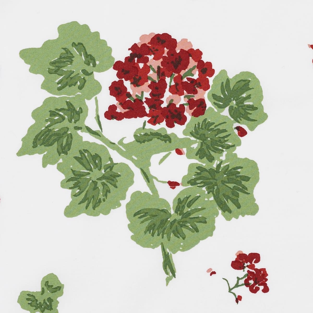 Geranium Sham_ SCARLET