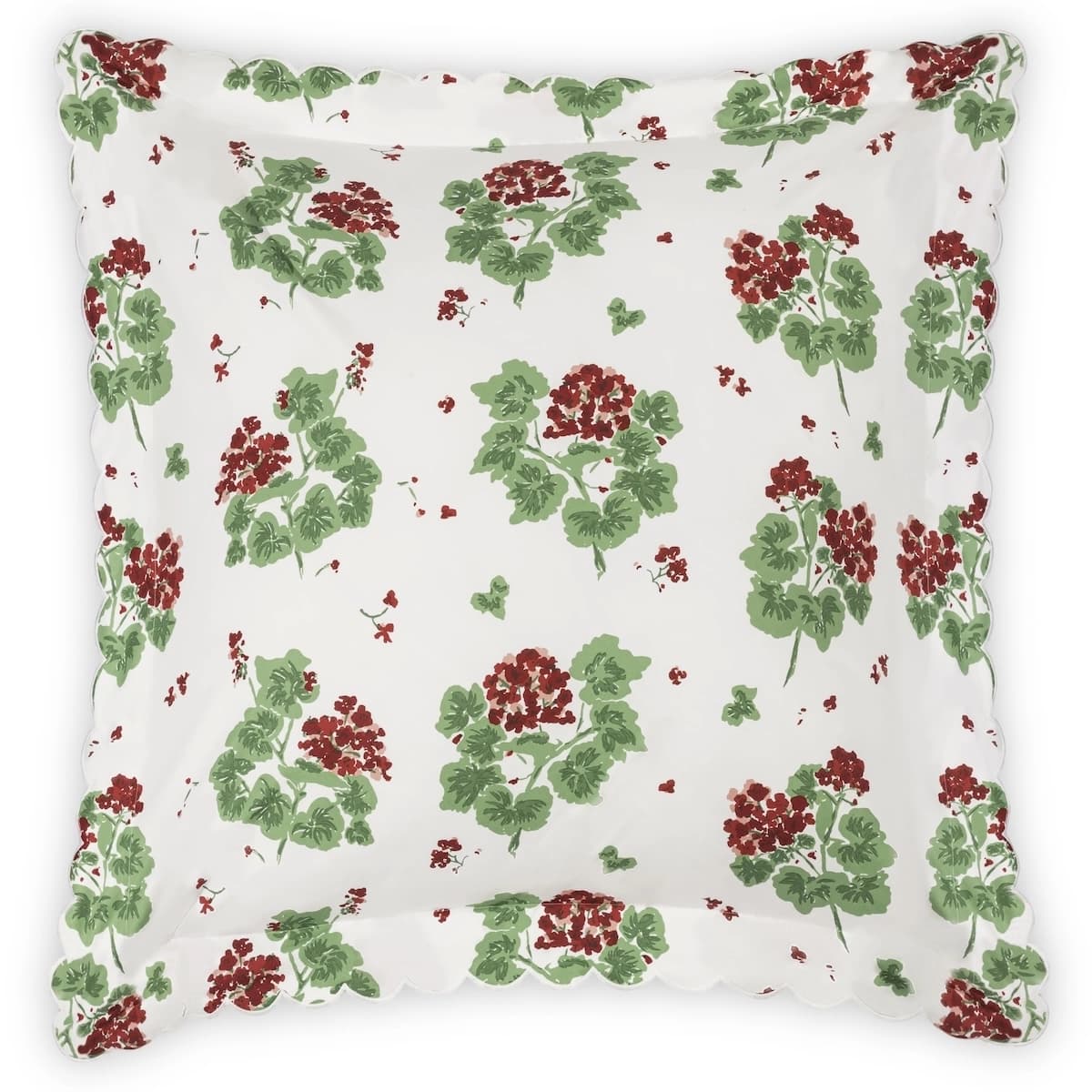 Geranium Sham_ SCARLET
