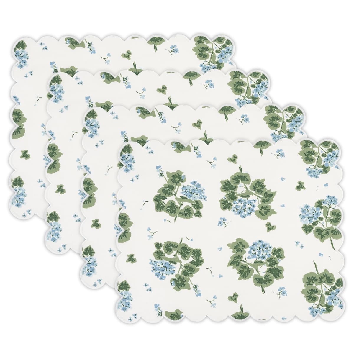 Geranium Placemat (4)_ BLUE