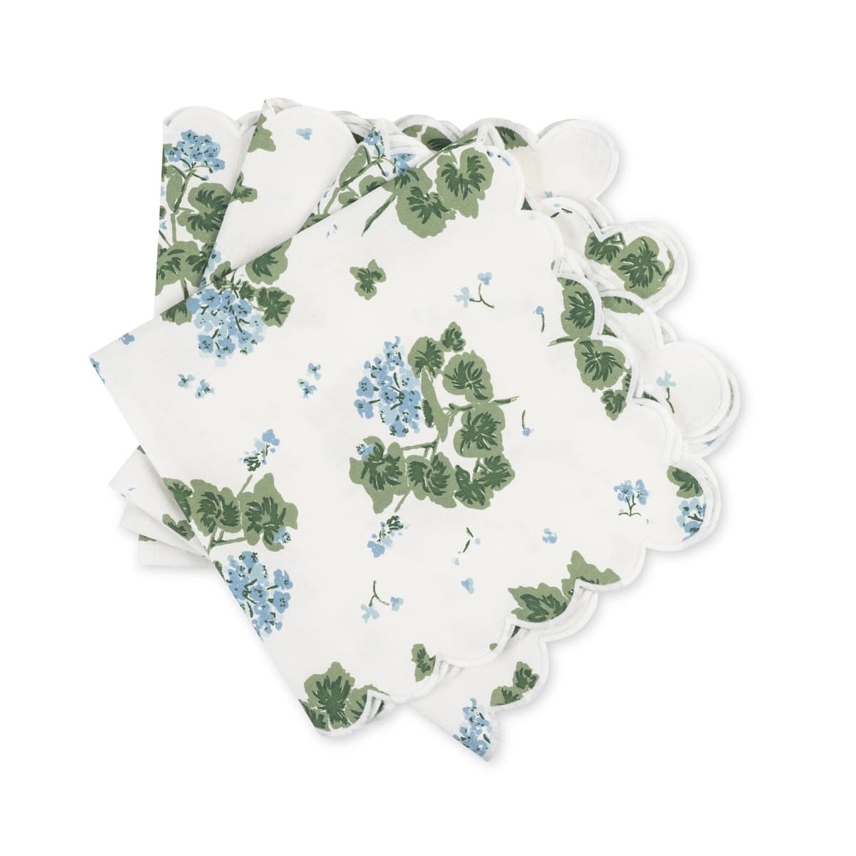 Geranium Napkin (4)_ BLUE