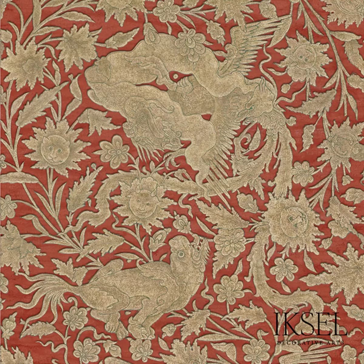 BUKHARA_ VERMILION-BRONZE