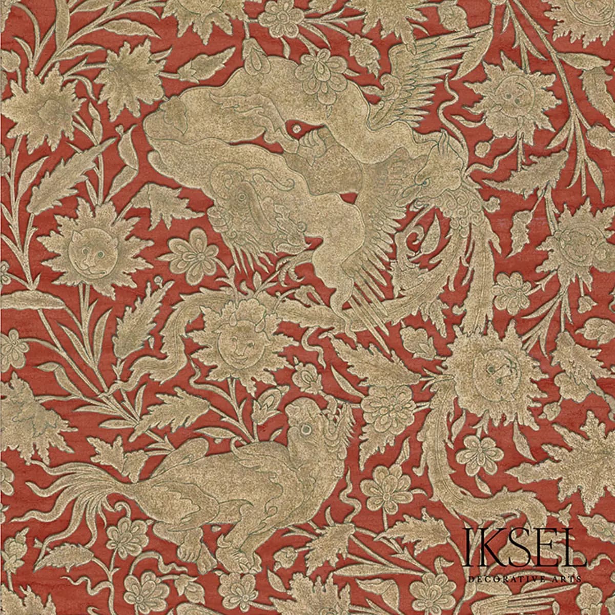 BUKHARA_ VERMILION-BRONZE