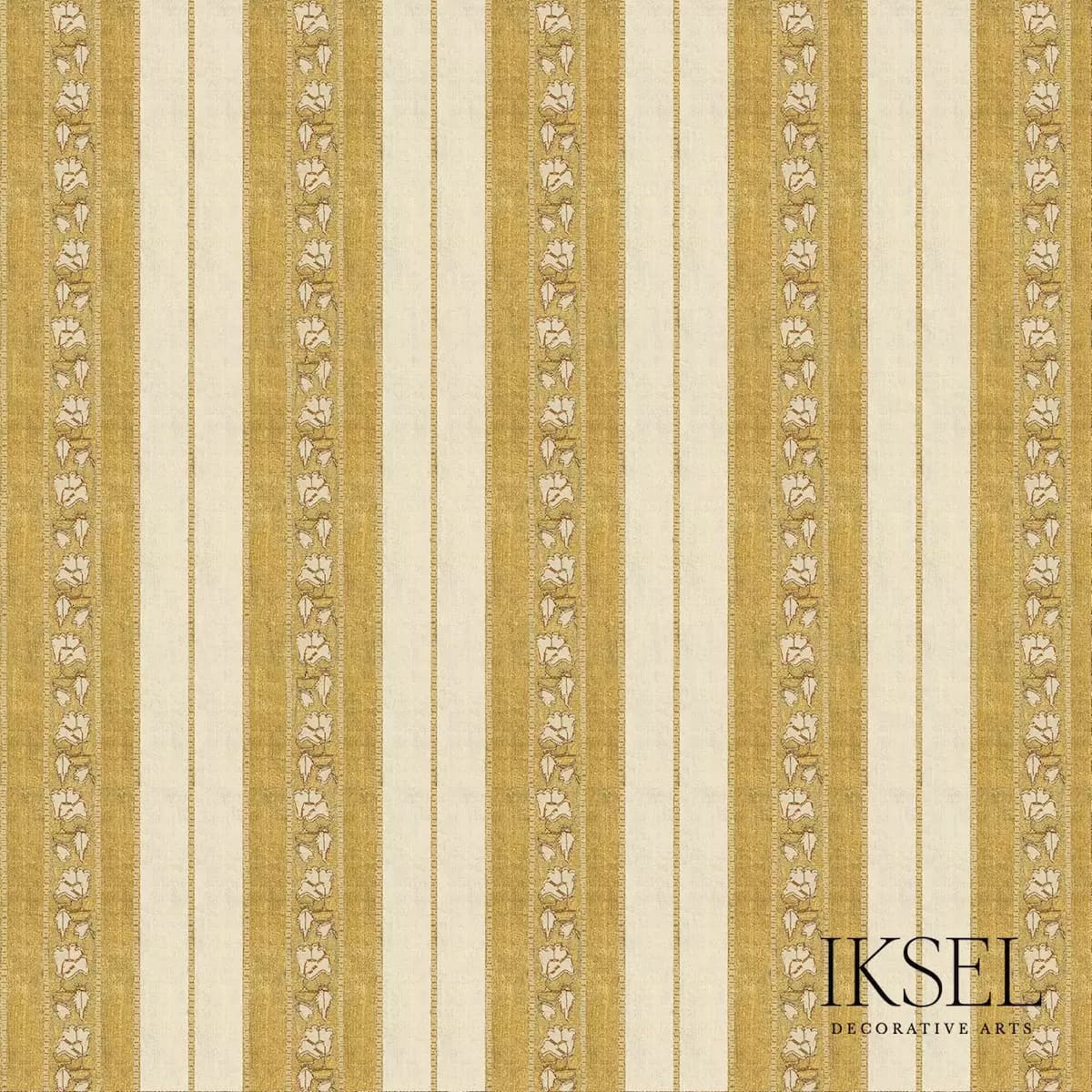 SAFAVID WIDE STRIPE_ GOLD