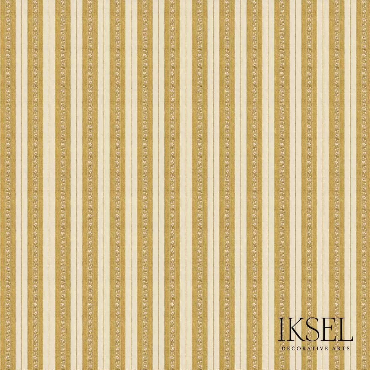 SAFAVID WIDE STRIPE_ GOLD