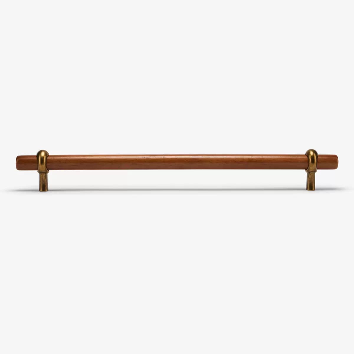 Hudson Wood Appliance Pull, 14" C-C_ BURNISHED BRASS - ACACIA
