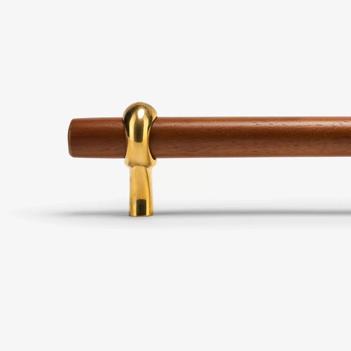 Hudson Wood Appliance Pull, 14" C-C_ UNLACQUERED BRASS - ACACIA