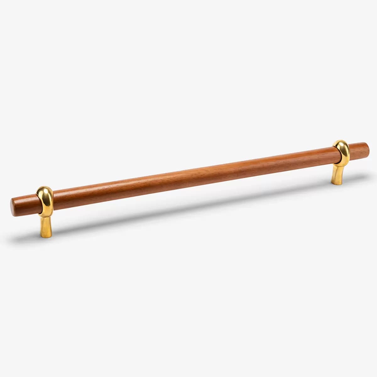 Hudson Wood Appliance Pull, 14" C-C_ UNLACQUERED BRASS - ACACIA
