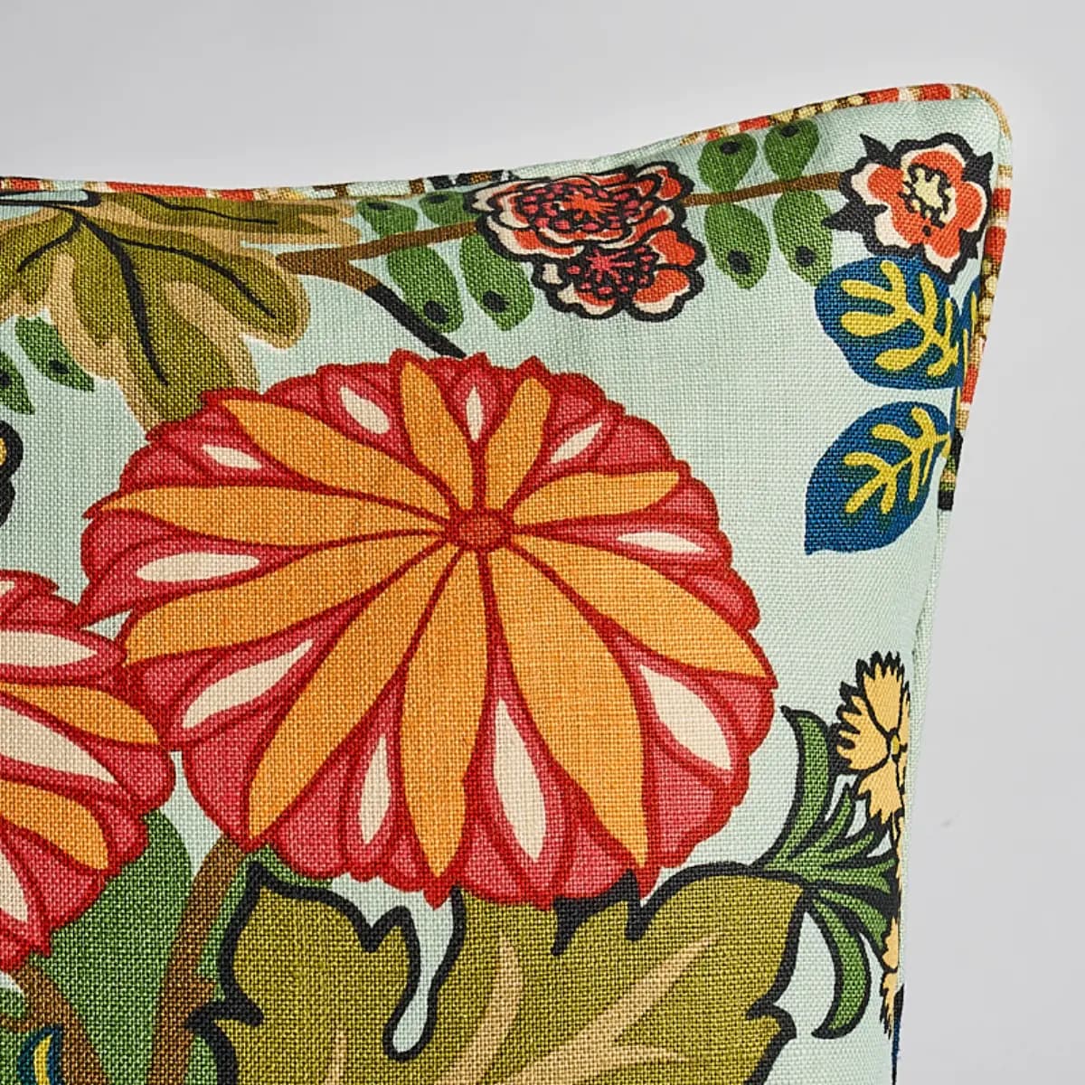 Chiang Mai Dragon Pillow_ AQUAMARINE
