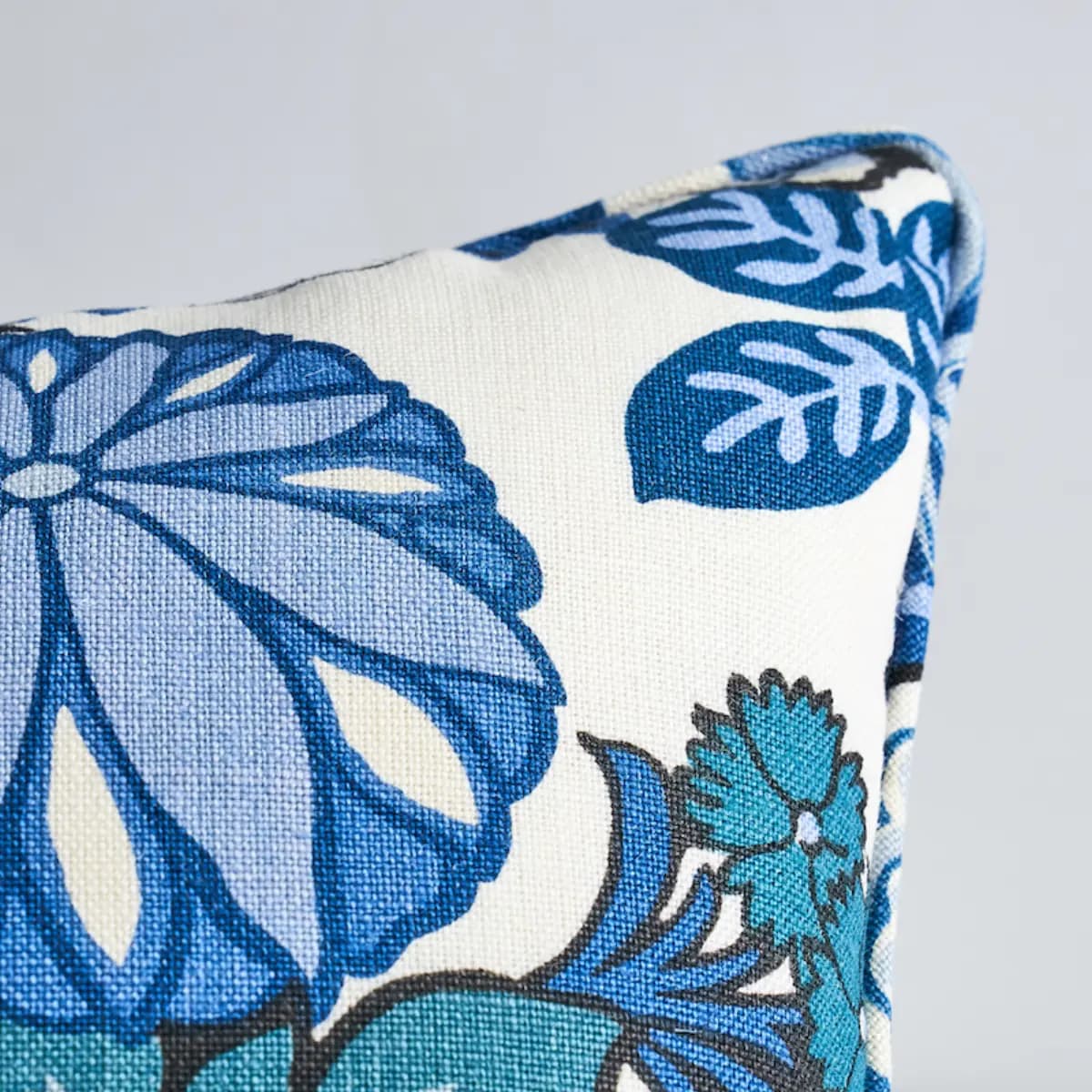Chiang Mai Dragon Pillow_ CHINA BLUE