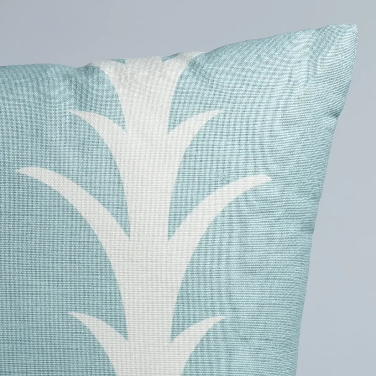 Acanthus Stripe Pillow_ SKY