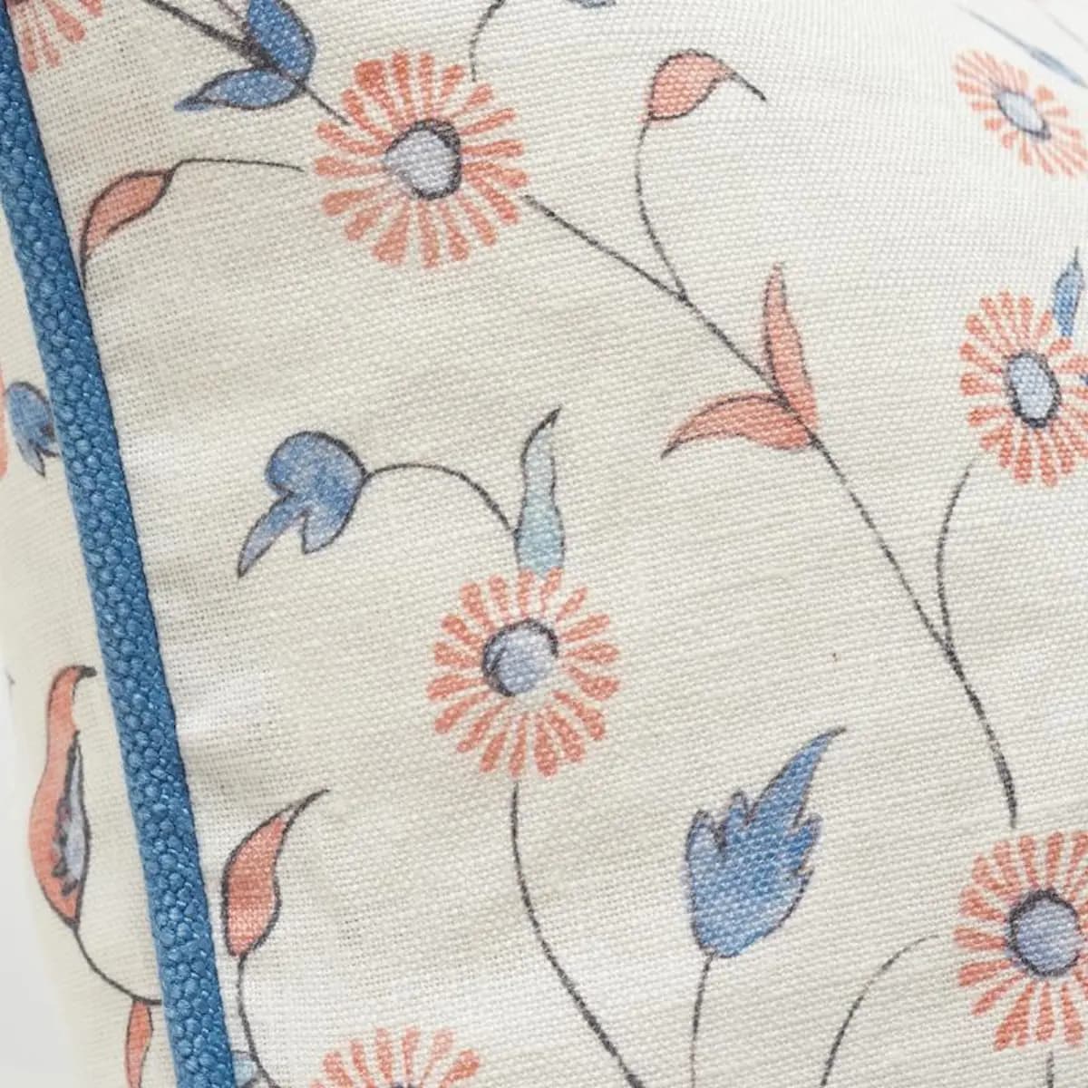 Khilana Floral Pillow_ DELFT & ROSE