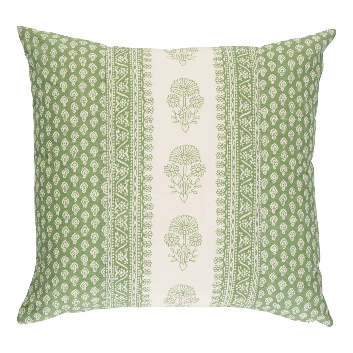 Hyacinth I/O Pillow_ LEAF GREEN