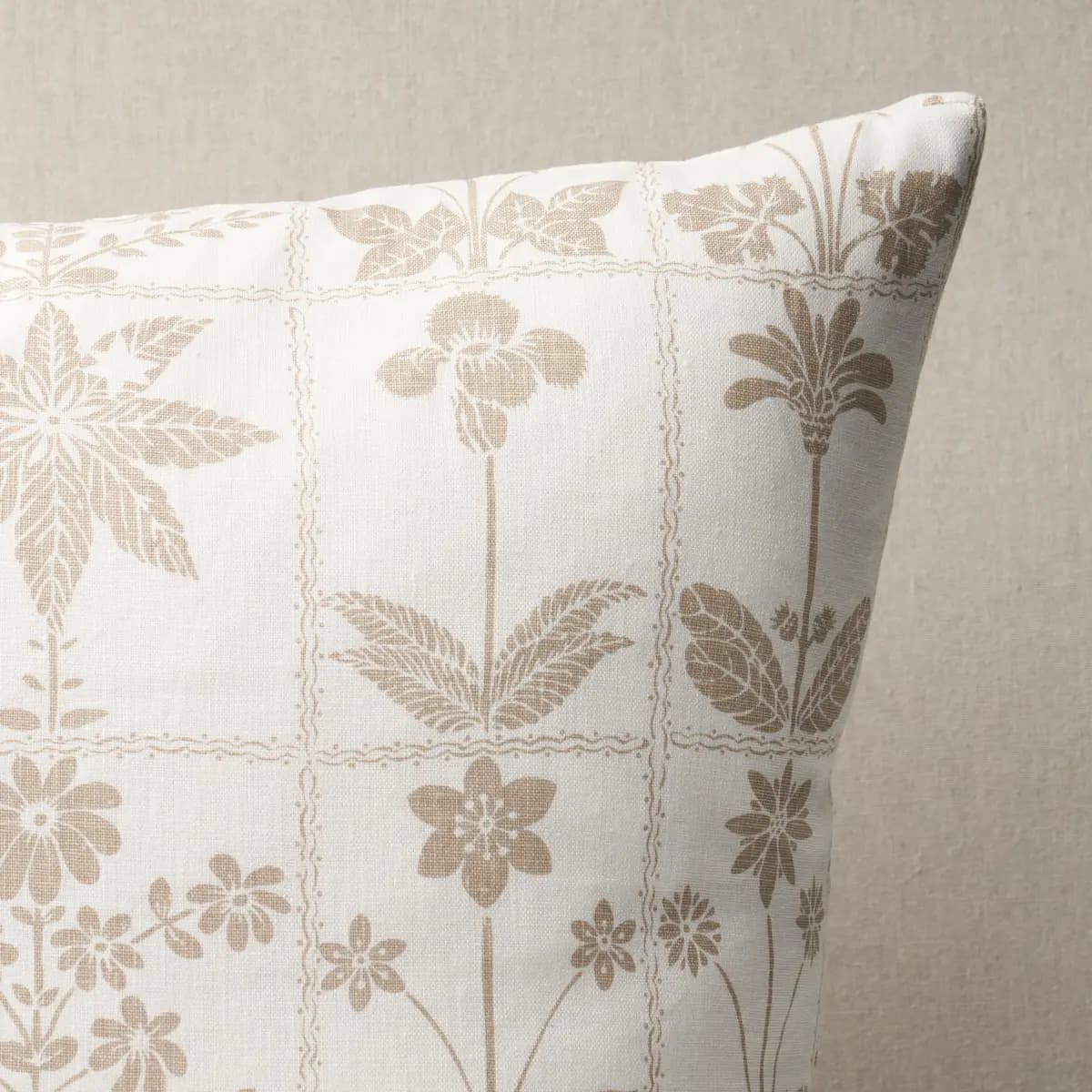 Georgia Wildflowers Pillow_ NEUTRAL