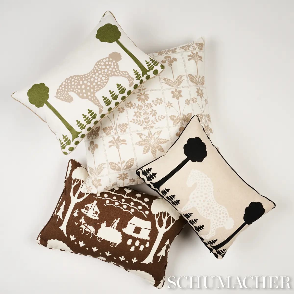 Georgia Wildflowers Pillow_ NEUTRAL