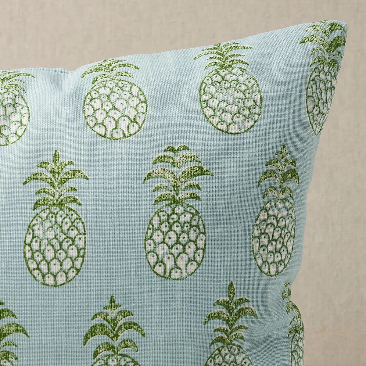 Piña Cove I/O Pillow_ AQUAMARINE