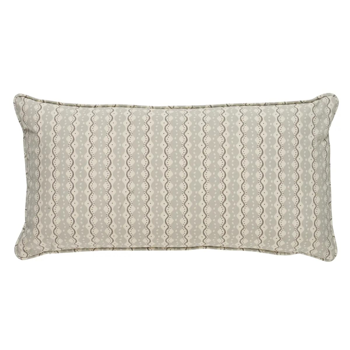Centipede Stripe Pillow_ PUMICE