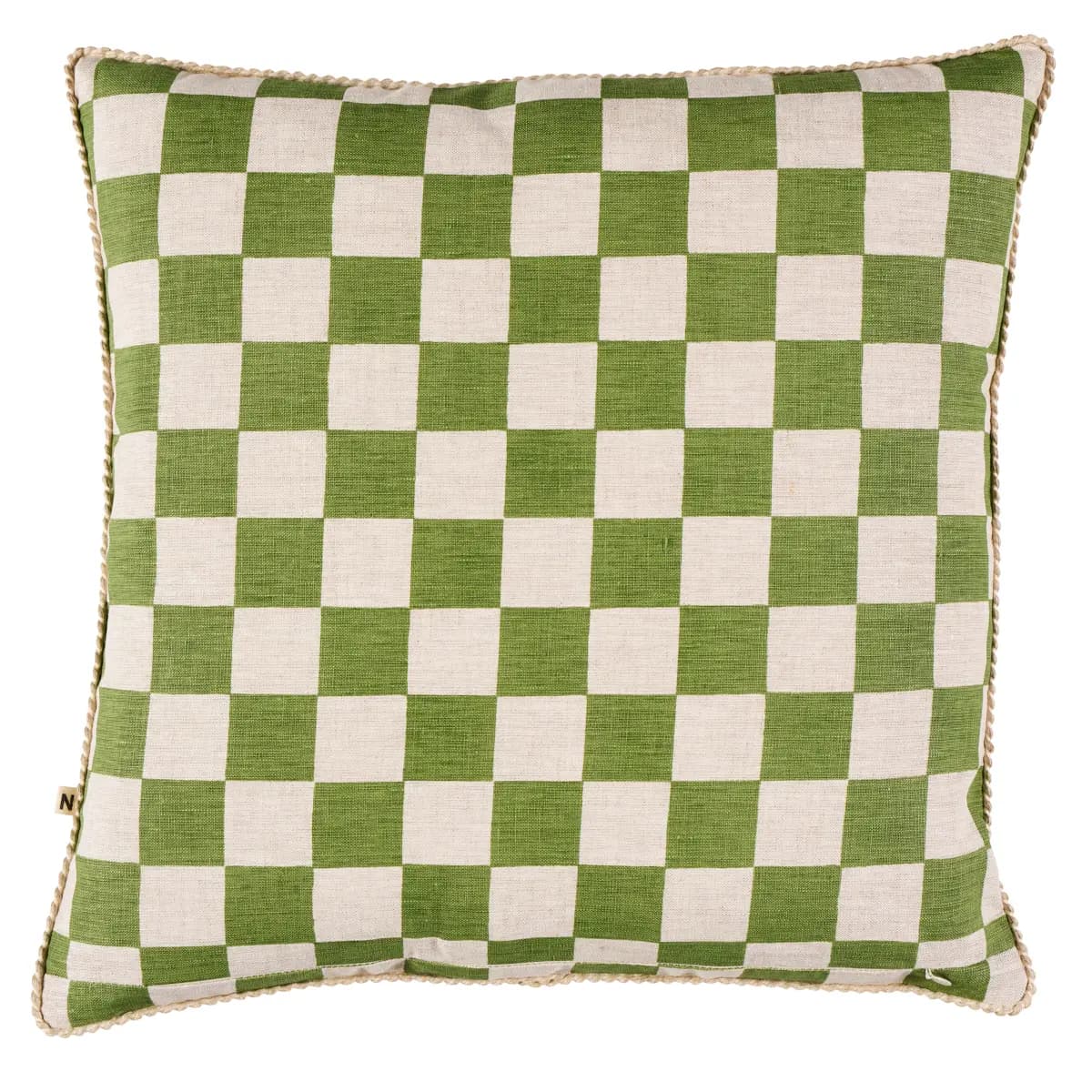 Small Checkers 20" Pillow_ THYME