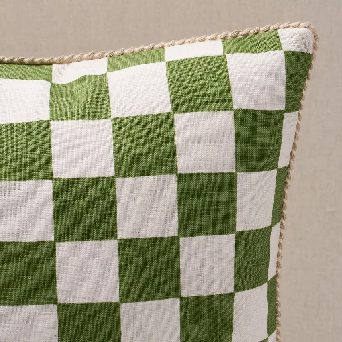 Small Checkers 20" Pillow_ THYME