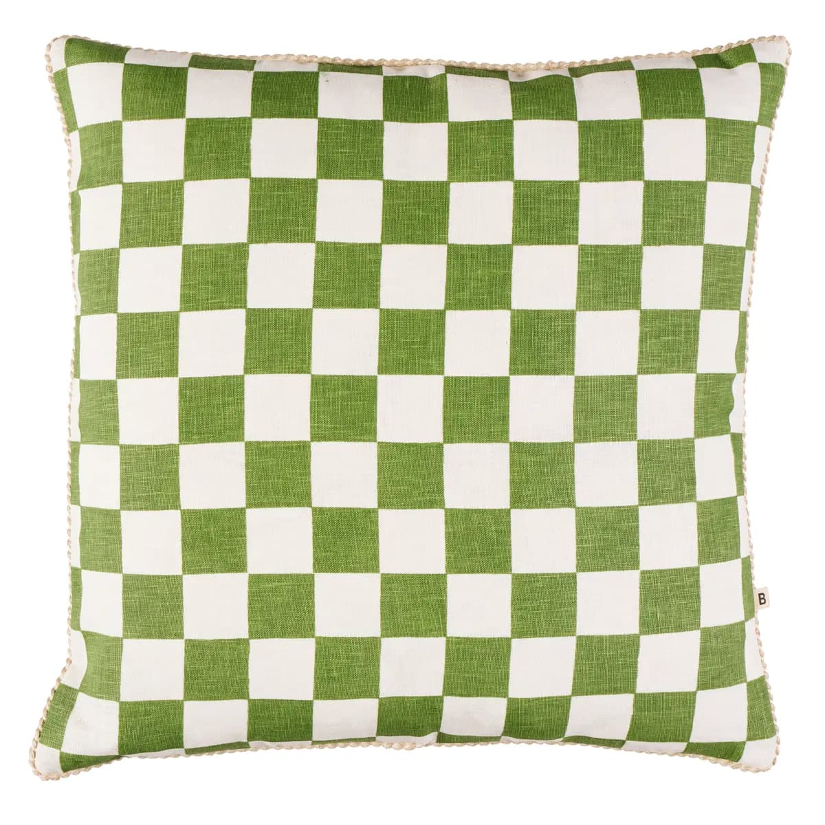 Small Checkers 20" Pillow_ THYME