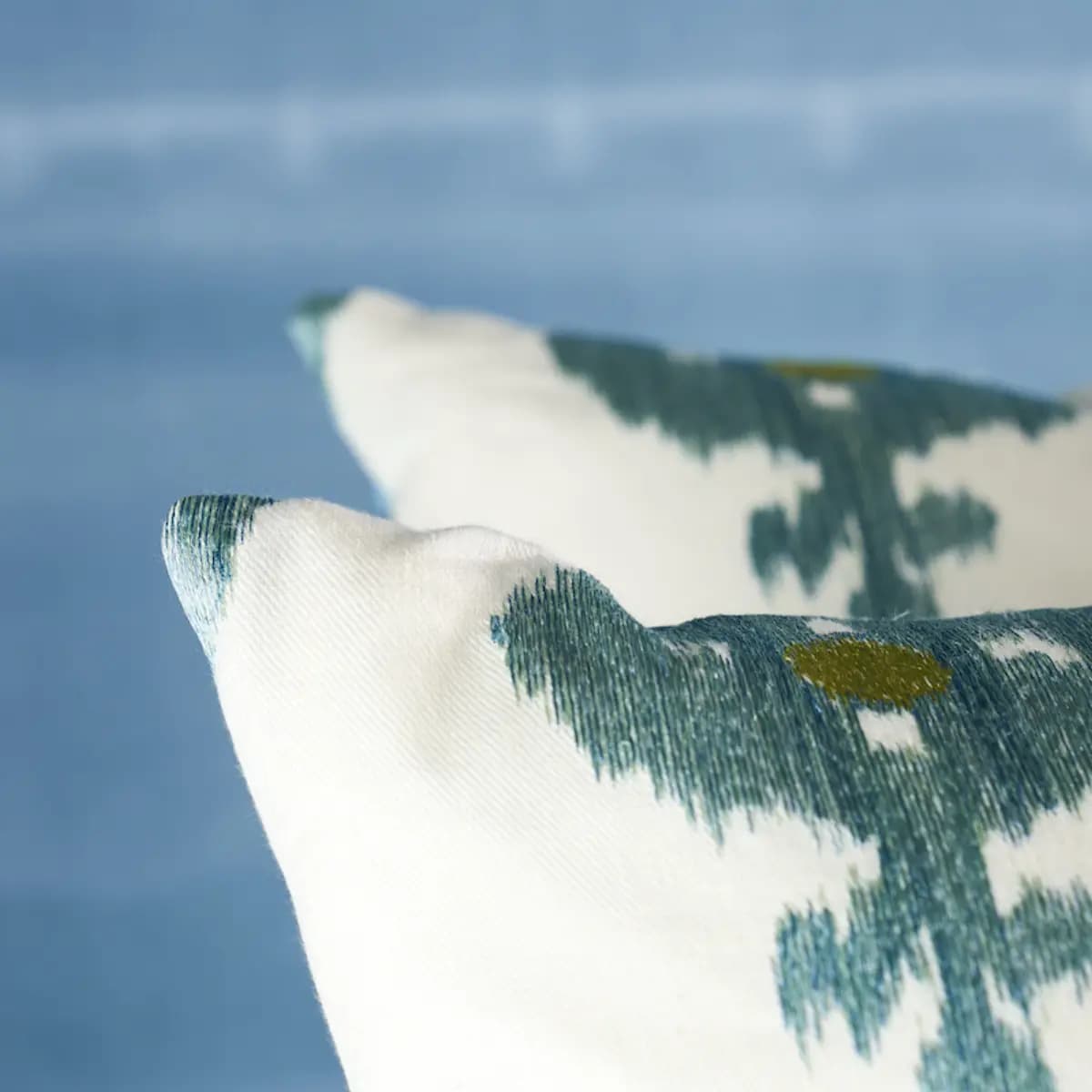 Raja Embroidery Pillow_ SKY