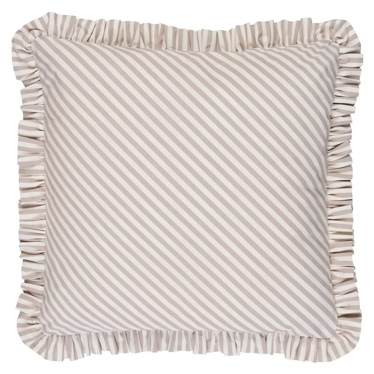 Brigitte Stripe Pillow_ TAUPE