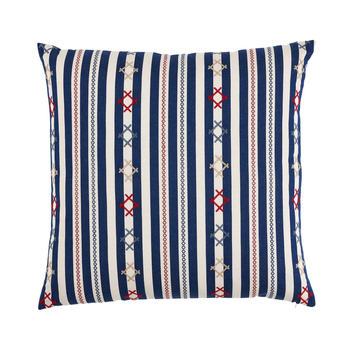 Rhodes Stripe Pillow_ NAVY
