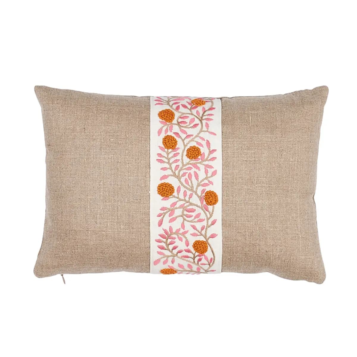 Ashoka Pillow_ ORANGE & PINK