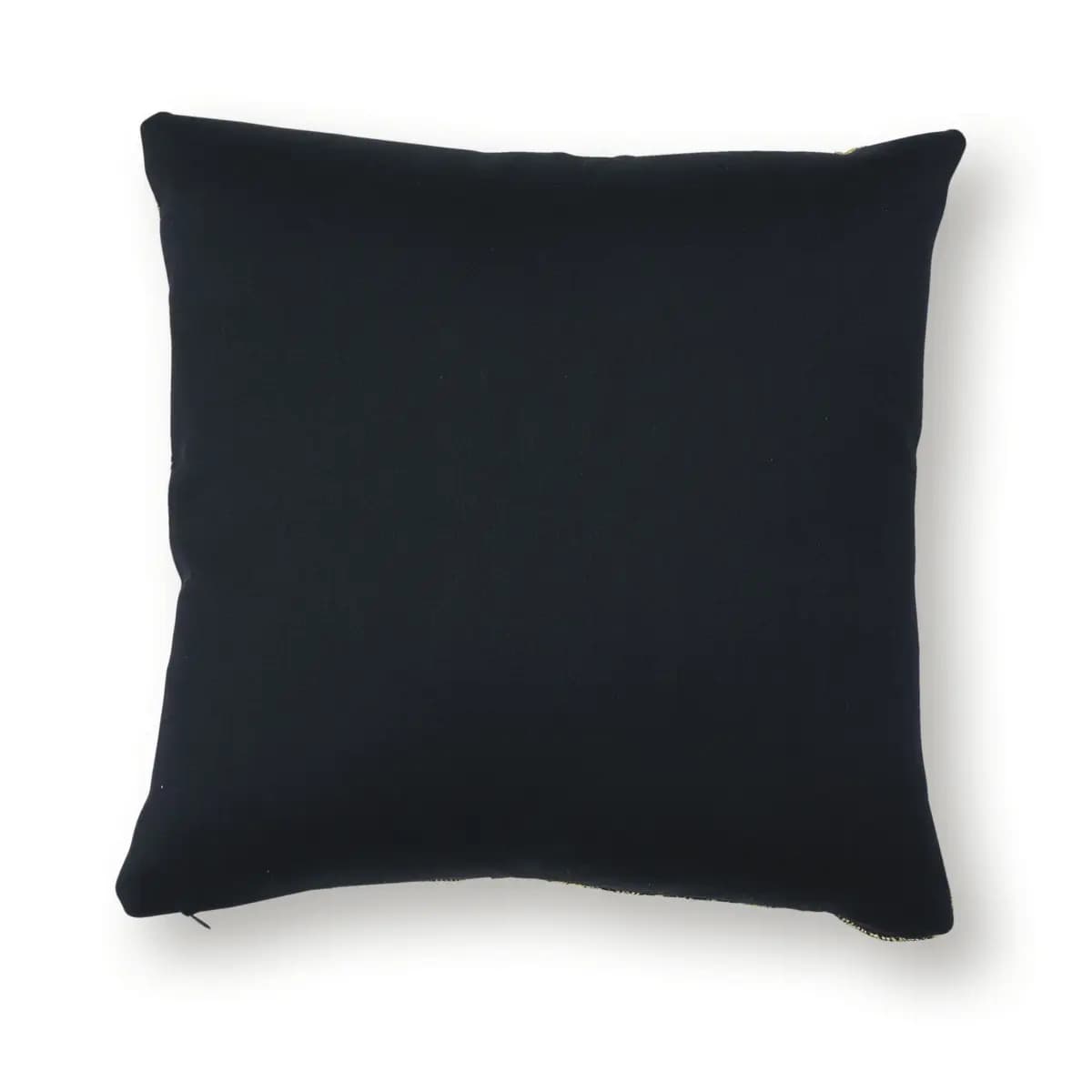 Lotus Embroidery Pillow_ GOLD