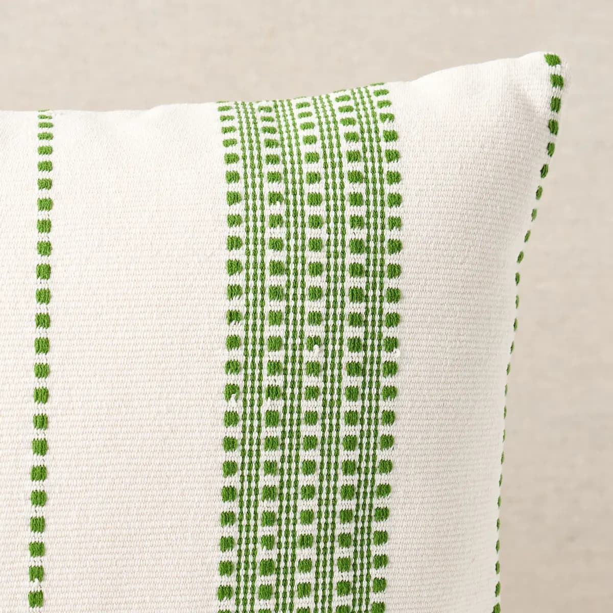 Lubeck Stripe Pillow_ GREEN