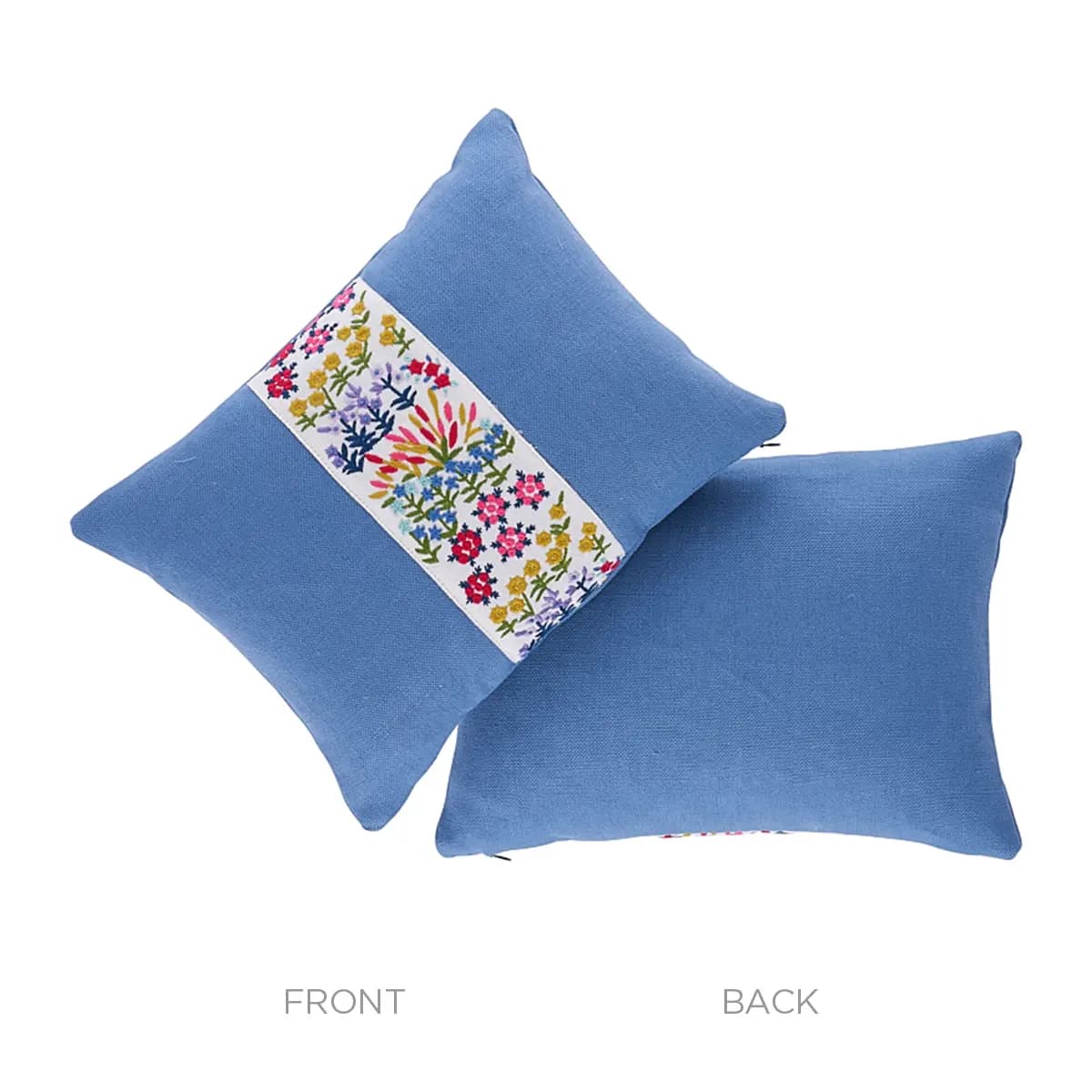 Lula Embroidered Pillow_ IVORY