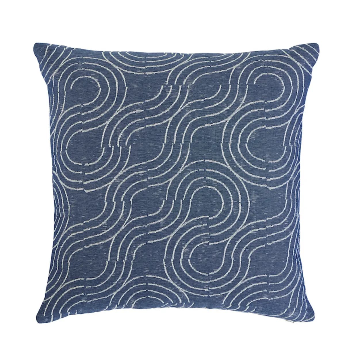 Alma Indoor/Outdoor Pillow_ DENIM