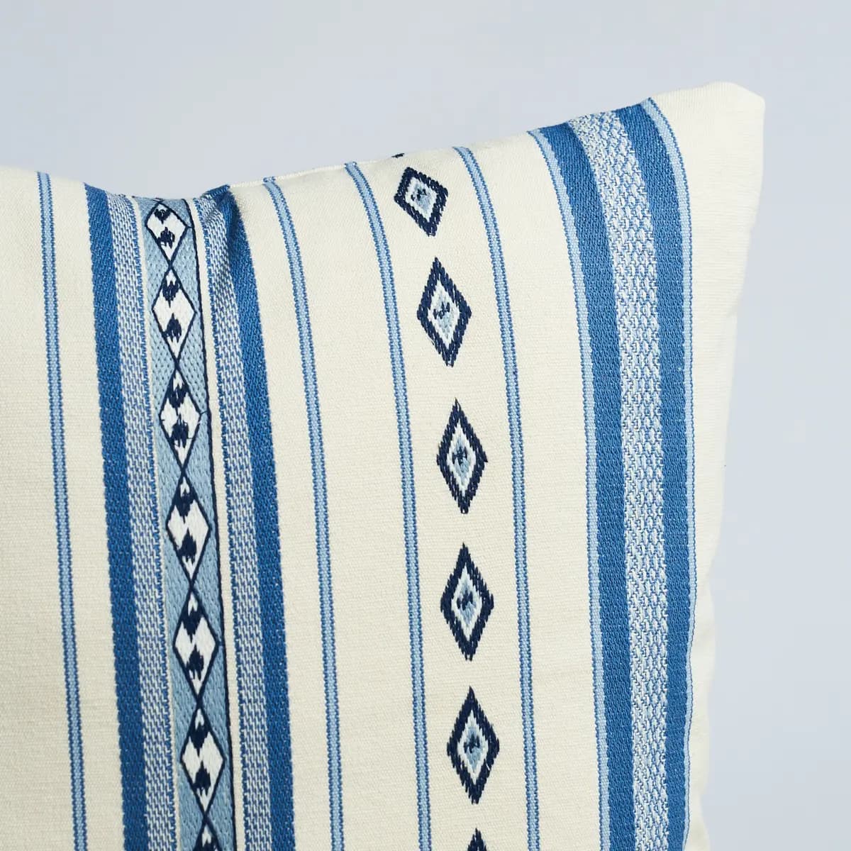 Dakota Stripe Pillow_ BLUE