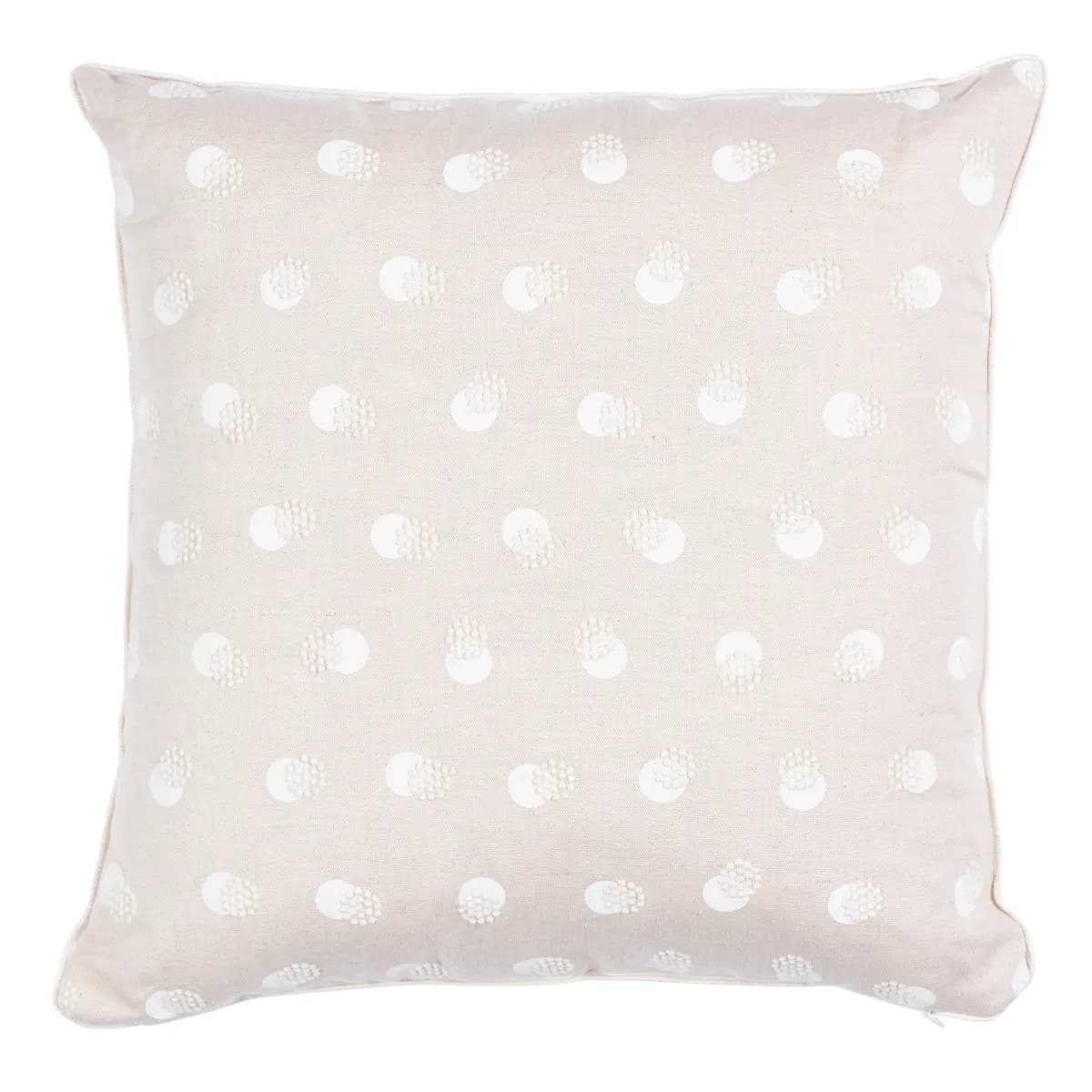 Taylor Embroidery Pillow_ IVORY ON NATURAL