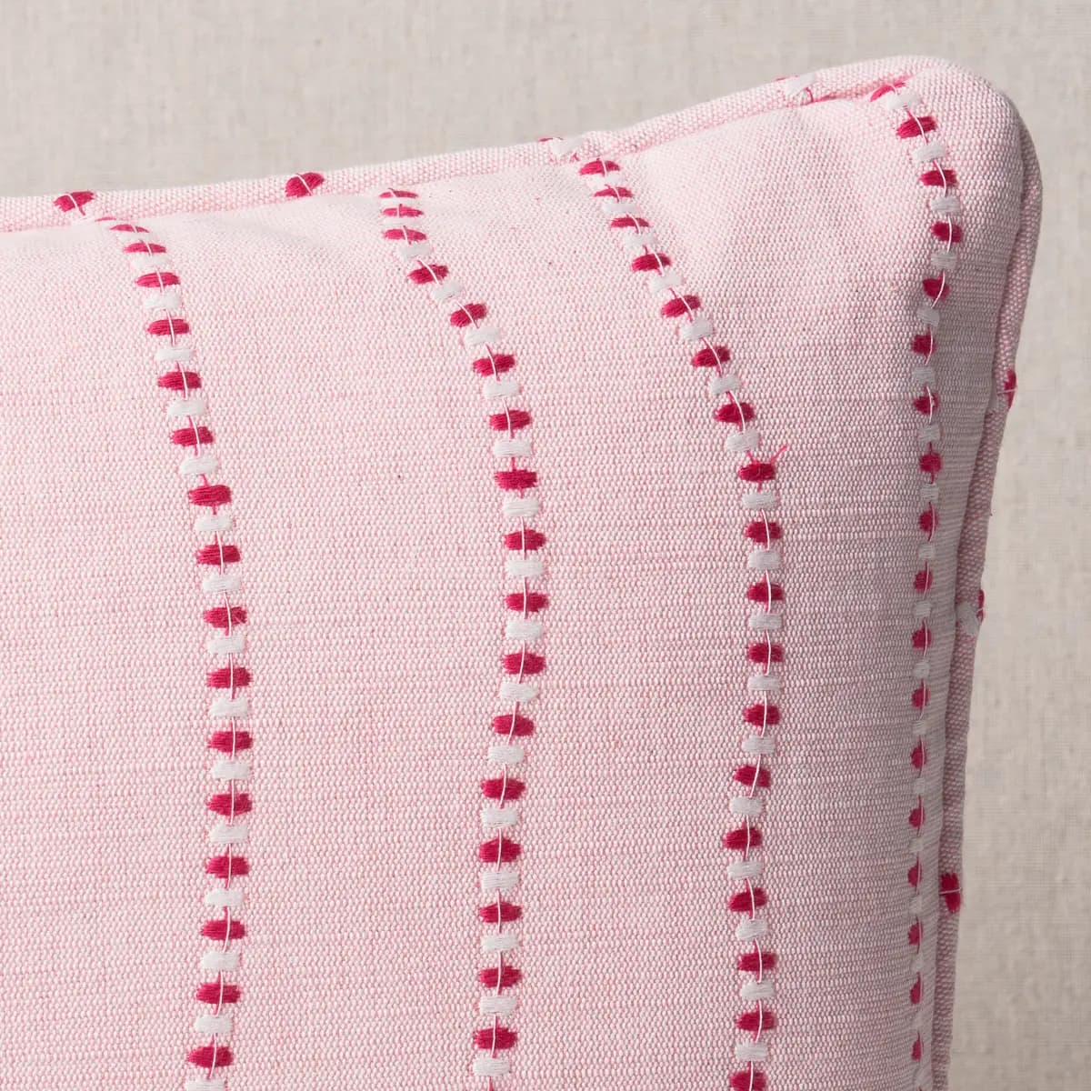 Elodie Embroidery Pillow_ ROSE