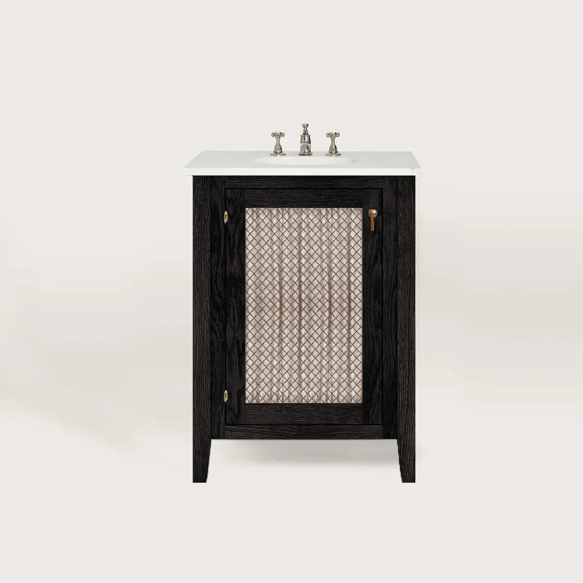 Anna Vanity with Curtain_ EBONY