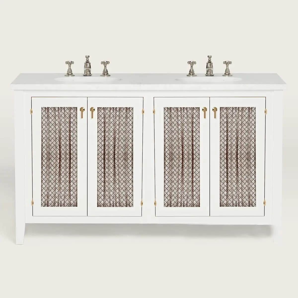 Anna Vanity with Curtain_ WHITE