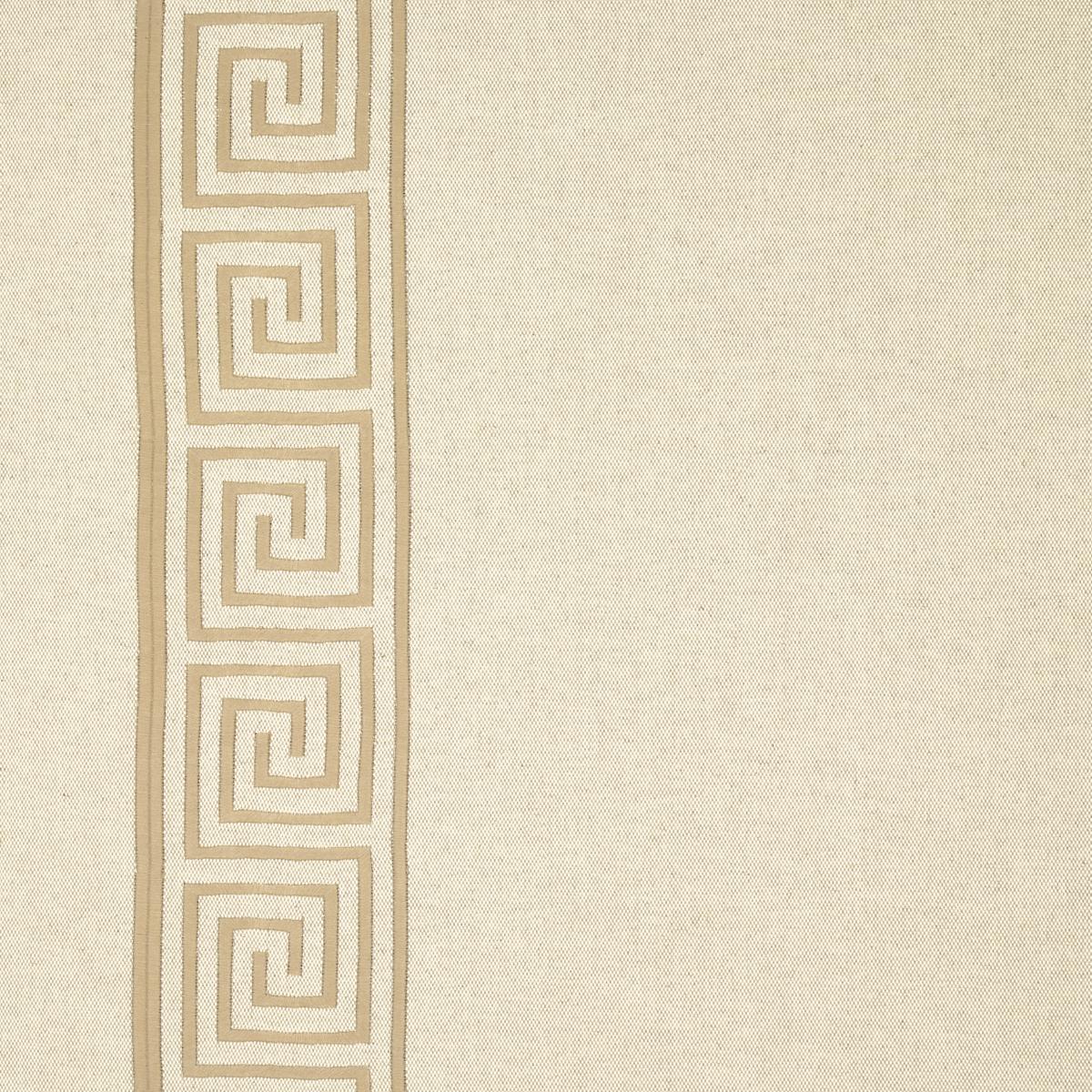 GREEK KEY EMBROIDERY_PEBBLE AND TAUPE
