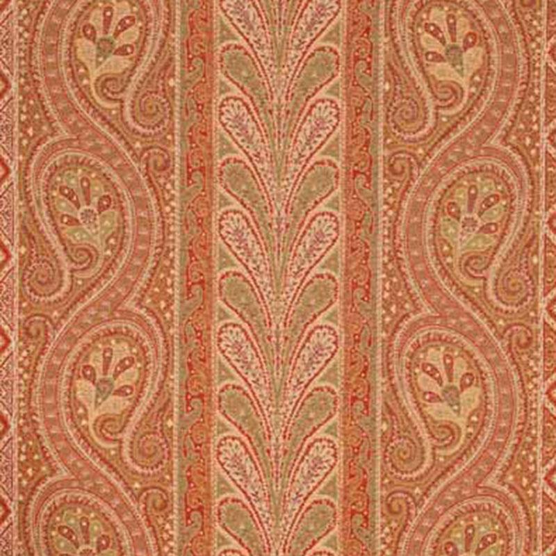 CHATELAINE PAISLEY_RED/MOSS
