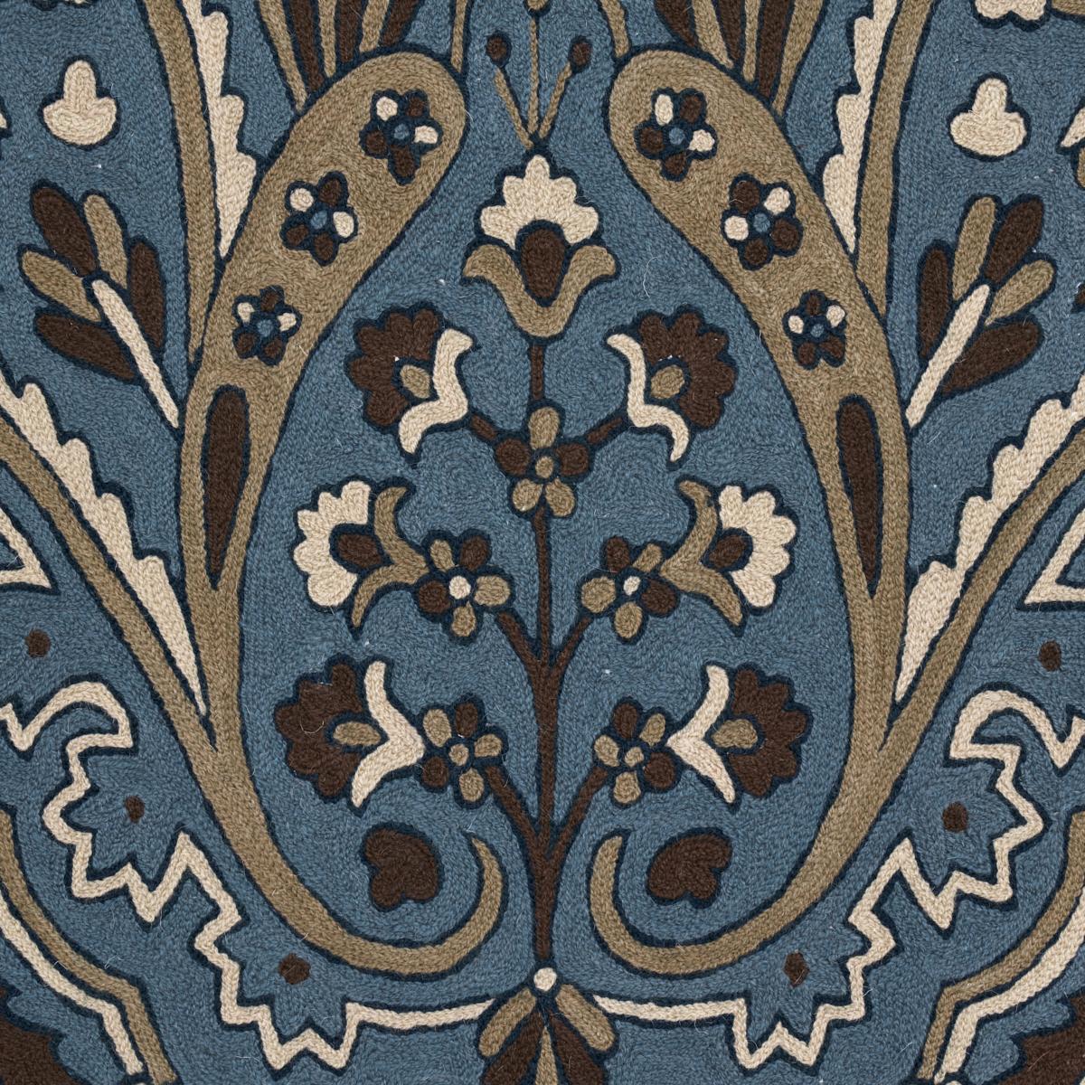 Maharajah Crewel Embroidery_INDIGO