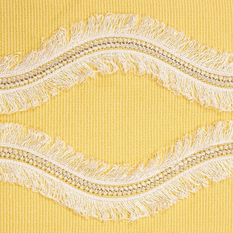 OGEE EMBROIDERED TAPE_YELLOW